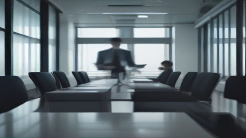 男女做事建站服务团队在工位前讨论网站方案